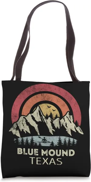 Blue Mound Texas Mountain Sunset Sunrise Kayaking Tote Bag