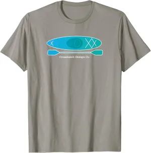 Blue to Green Kayak and Paddle t-shirt