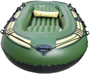 Boat Raft, Inflatable Set, 1,2,3,4 Person Inflatable Dinghy Rowing Boats for Adults Rubber Dingy Kayak Canoe Fishing,Tear-Resistant Foldable Drifting Boat,150x 90CM