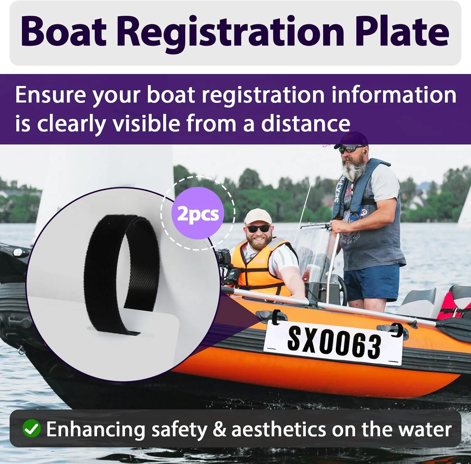 Boat Registration Plate