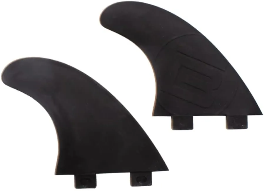 BOTE Side Bite Fins Set, Compatible for Fitted iSUP and Hard SUP Stand Up Paddle Board, Inflatable Kayak, Removable Replacement Accessory, 2 Piece Set