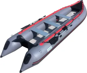 BRIS 14.5Ft Heavy Duty Inflatable Kayak Boat Fishing Tender Kayaks Canoe Dinghy