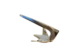 Bruce Claw Anchor Corrosion Resistant Marine-Grade Stainless Steel Lightweight - 5 lb Polished Finish