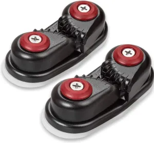 Cam Cleat Ball Bearing Fast Entry for Line Sizes Upto 5/8-Inch, Aluminum, Sailing Sailboat Kayak(2PCS)