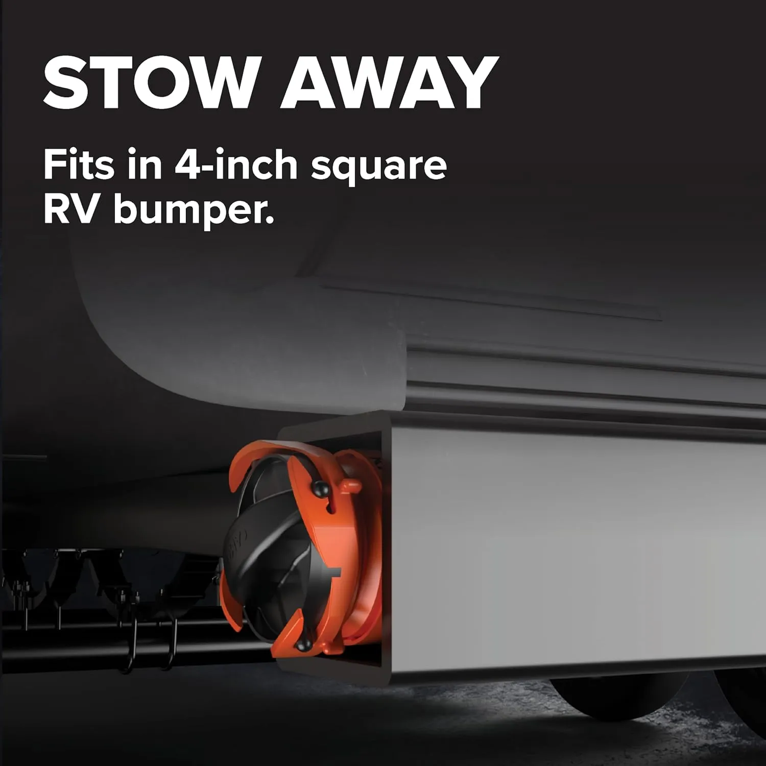 Camco RhinoFLEX 20-Ft RV Sewer Hose Kit - Features Clear Elbow Fitting w/Removable 4-in-1 Adapter - Connects to 3” Slip or 3”/3.5”/4” NPT Threaded Sewer Connection (39742)
