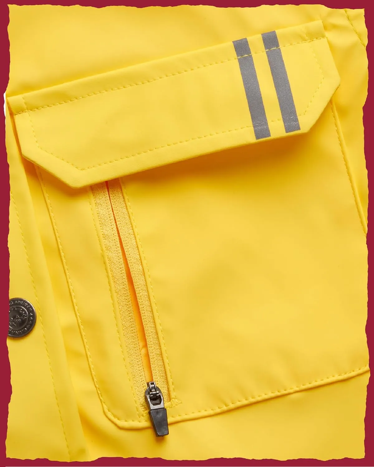 CANADA WEATHER GEAR Womens Rain Jacket - Weather Resistant Lightweight Trench Coat with Adjustable Hood (Sizes: S-XXL)