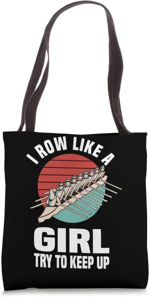 Canoe Rowing Tote Bag