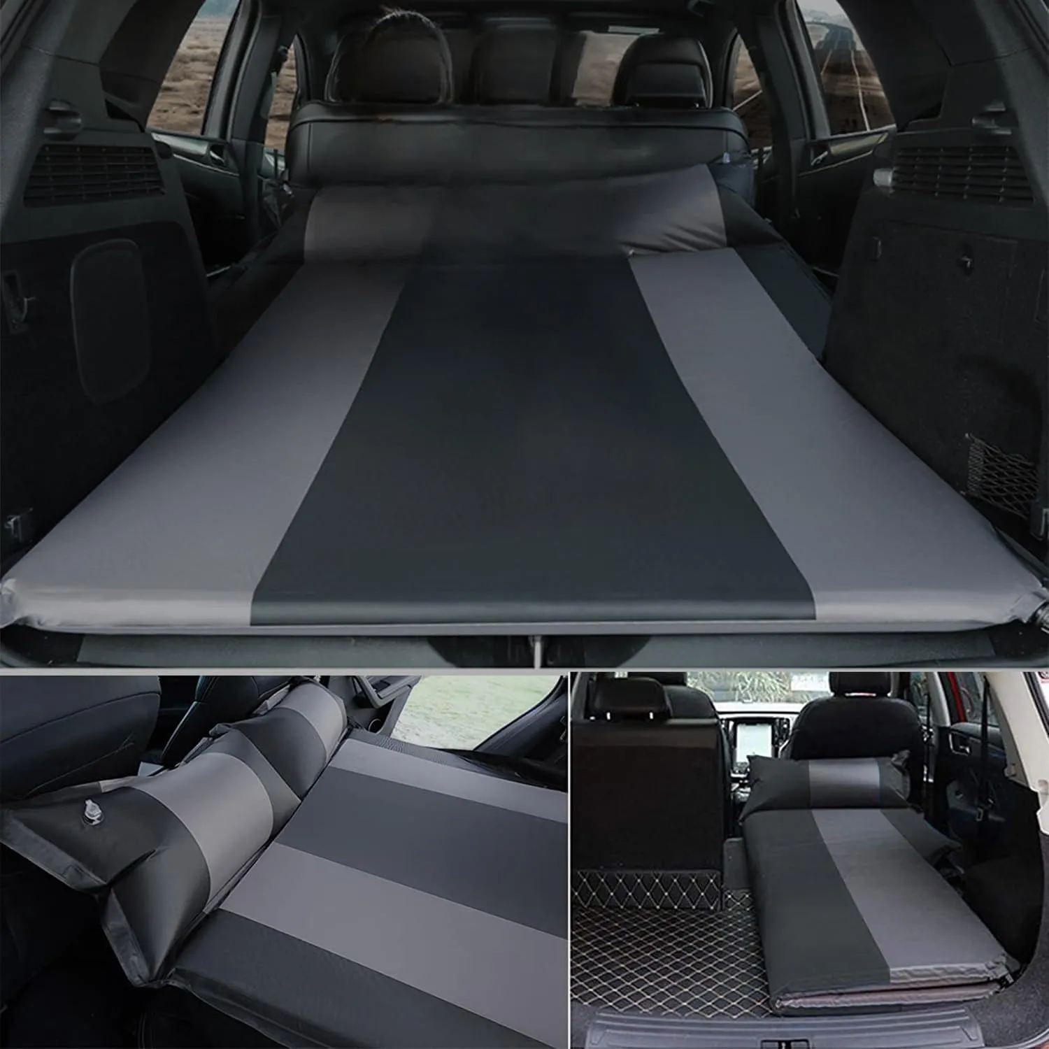 Car Automatic Inflatable Bed for HAVAL M6 2017 2018 2019 ", Portable Movable Thickened Trunk Sleeping Bed Outdoor Camping Hiking Air Mattress,Red
