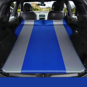Car Automatic Inflatable Bed for Honda Urv 2017 2018 2019 2020 2021 2022 2023, Portable Movable Thickened Trunk Sleeping Bed Outdoor Camping Hiking Air Mattress,Blue