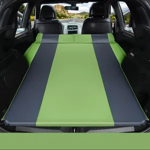 Car Automatic Inflatable Bed for Jeep Wrangler Without Cup Holder 2018 2019 2020 2021 2022 2023, Portable Movable Thickened Trunk Sleeping Bed Outdoor Camping Hiking Air Mattress,Green