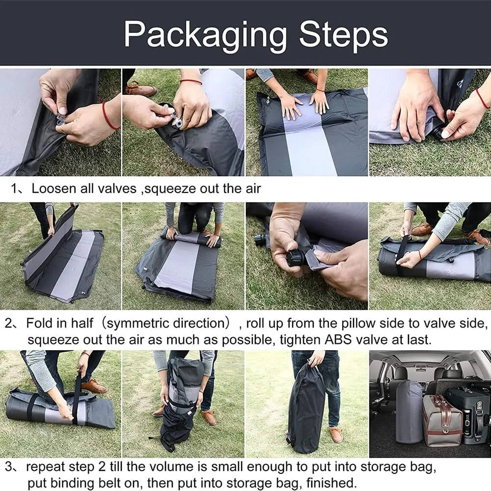 Car Automatic Inflatable Bed for Land Rover Range Rove 5seats Short wheelbase 2013 2014 2015 2016 2017, Portable Movable Thickened Trunk Sleeping Bed Outdoor Camping Hiking Air Mattress