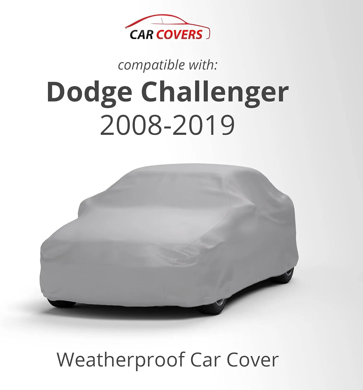 Car Covers Weatherproof Max Car Cover & Warranty Compatible with Dodge 2008-2024 Challenger – Outdoor Cover Theft Cable Lock Car Accessories Better Than Waterproof