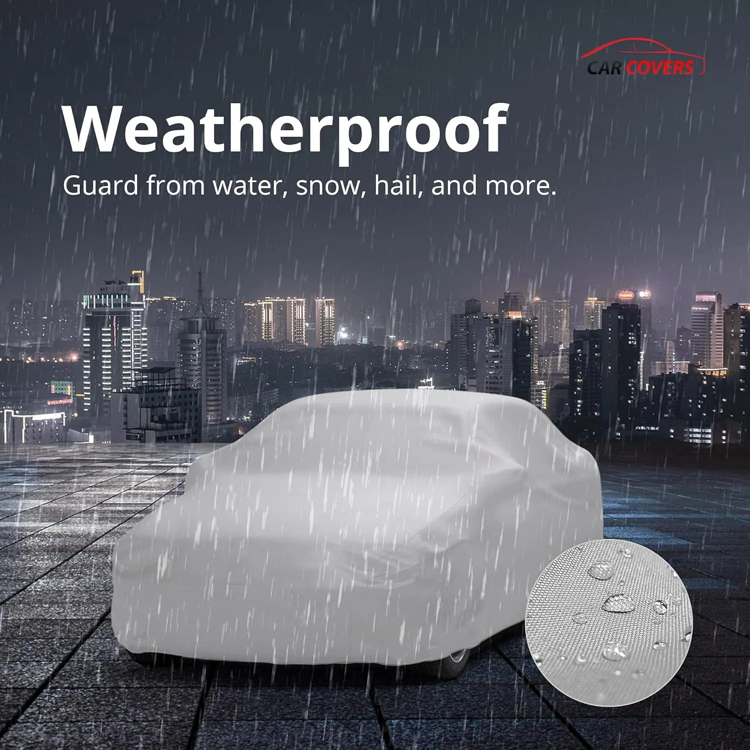Car Covers Weatherproof Max Car Cover & Warranty Compatible with Dodge 2008-2024 Challenger – Outdoor Cover Theft Cable Lock Car Accessories Better Than Waterproof
