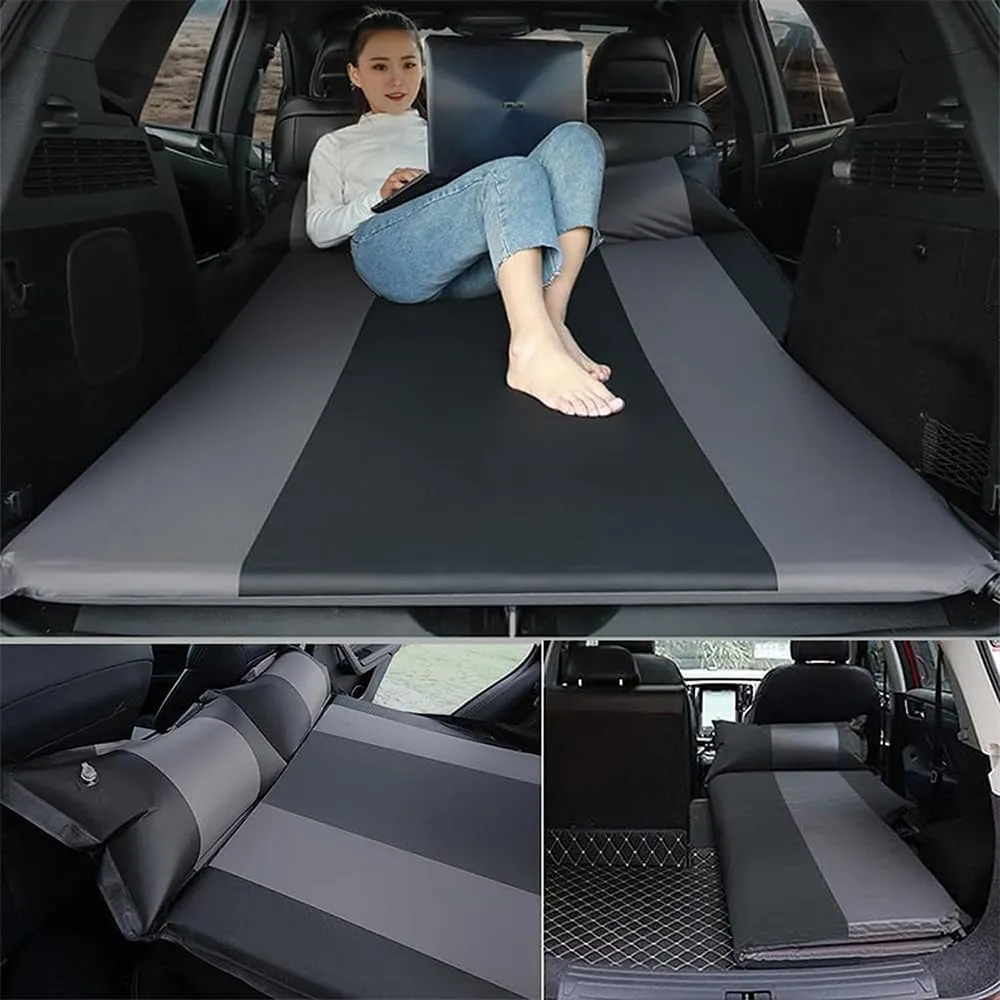 Car Inflatable Mattress for Toyota Highlander 2014 2015 2016 2017 2018 2019 Self Inflating Sleeping Pad Thickened Air Bed Cushion Camping Travel Mattress Multifunctional,Blue