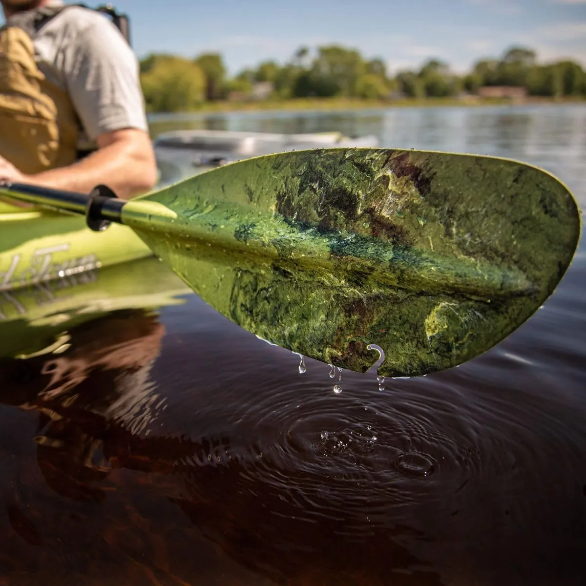 Carlisle Magic Angler Kayak Paddle with Polypropylene Blades and Wrapped Fiberglass Shaft