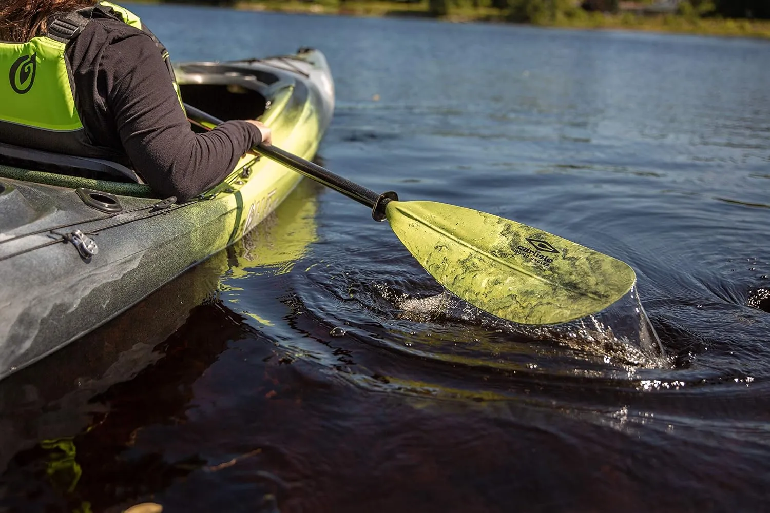 Carlisle Magic Angler Kayak Paddle with Polypropylene Blades and Wrapped Fiberglass Shaft