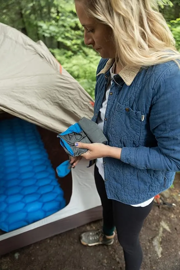Cascade Mountain Tech Camping Sleeping Pad with Pillow Carry Bag
