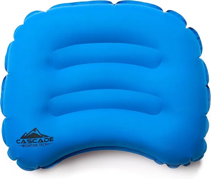 Cascade Mountain Tech Camping Sleeping Pad with Pillow Carry Bag