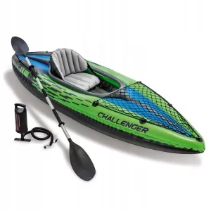 Challenger Inflatable 1 Person Kayak with Paddles & Pump