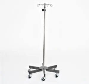 Chrome 6-leg IV Pole