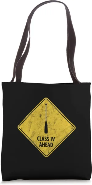 Class IV 4 River Scale Canoe Kayak Raft Whitewater Rapid Tote Bag