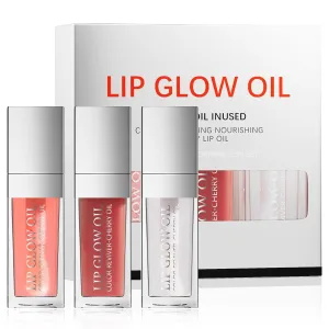 Complete Lip Care Kit - Tinted Lip Balm,Transparent Toot Lip Oil ， Lip Plumper Balm, Non-Sticky Long-Lasting Lip Gloss, Hydrate and Plump Your Lips with this Must