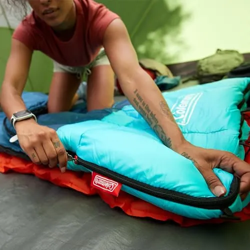 Cool-Weather Sleeping Bag,Adult Sleeping Bag w/ Heat Retention