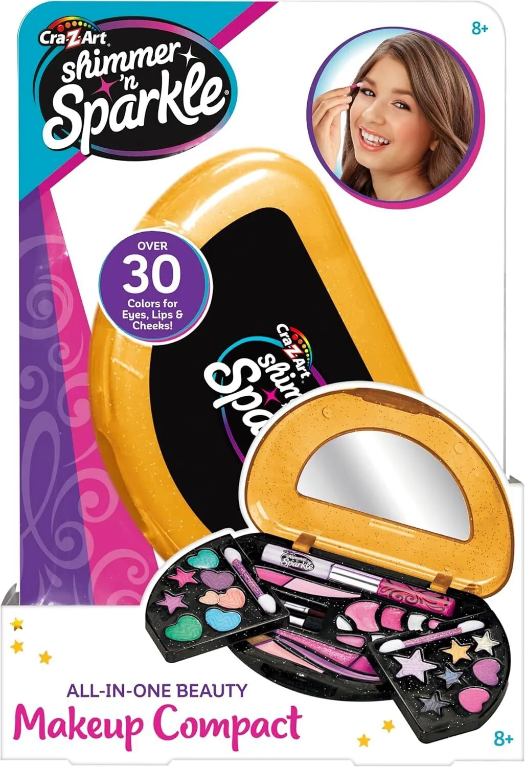 Cra-Z-Art Shimmer 'N Sparkle All-In-One Beauty Makeup Compact