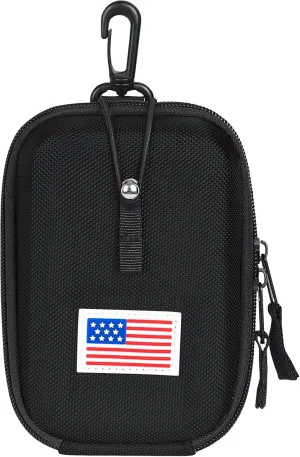 Craftsman Golf Rangefinder Case USA Flag Hard Shell for Tectectec Callaway, Universal Range Finder Carry Bag