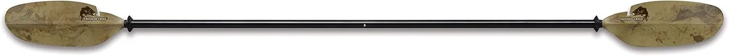 Crooked Creek Paddle Company Crooked Creek 9-foot Fishing Kayak Paddle, Camo - Features a Lightweight Construction and Asymmetrical Blades - Versatile and Comfortable (50487)