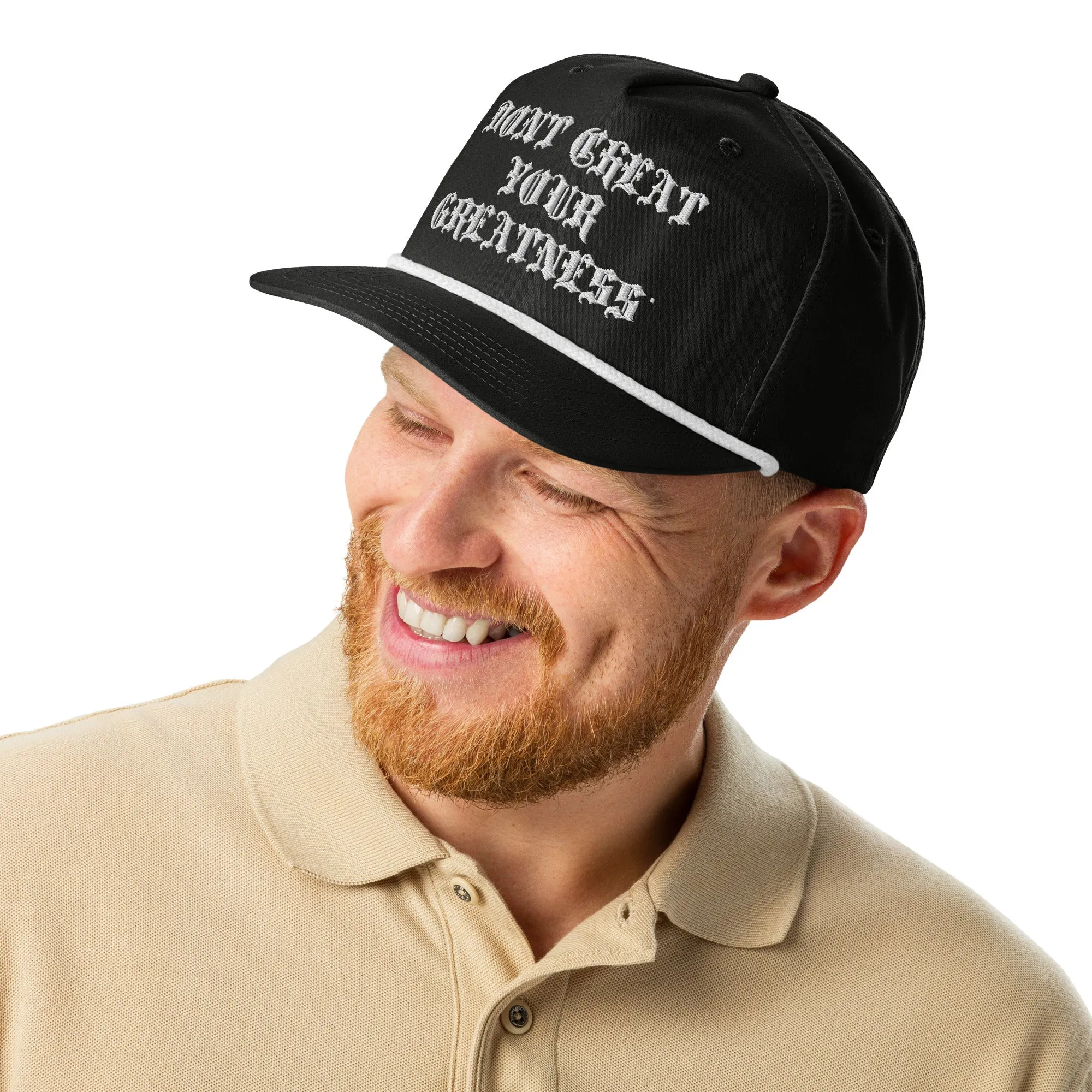 Cycle X White Logo  Golf rope cap