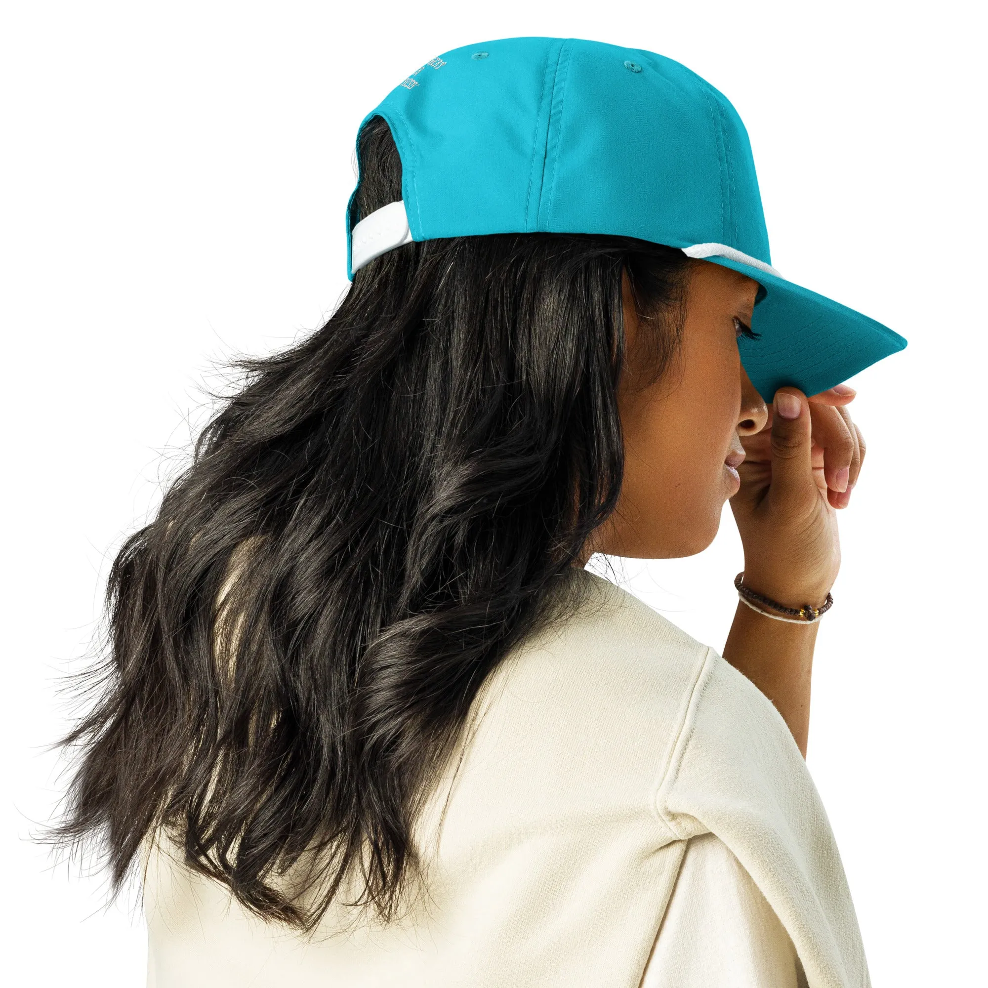 Cycle X White Logo  Golf rope cap