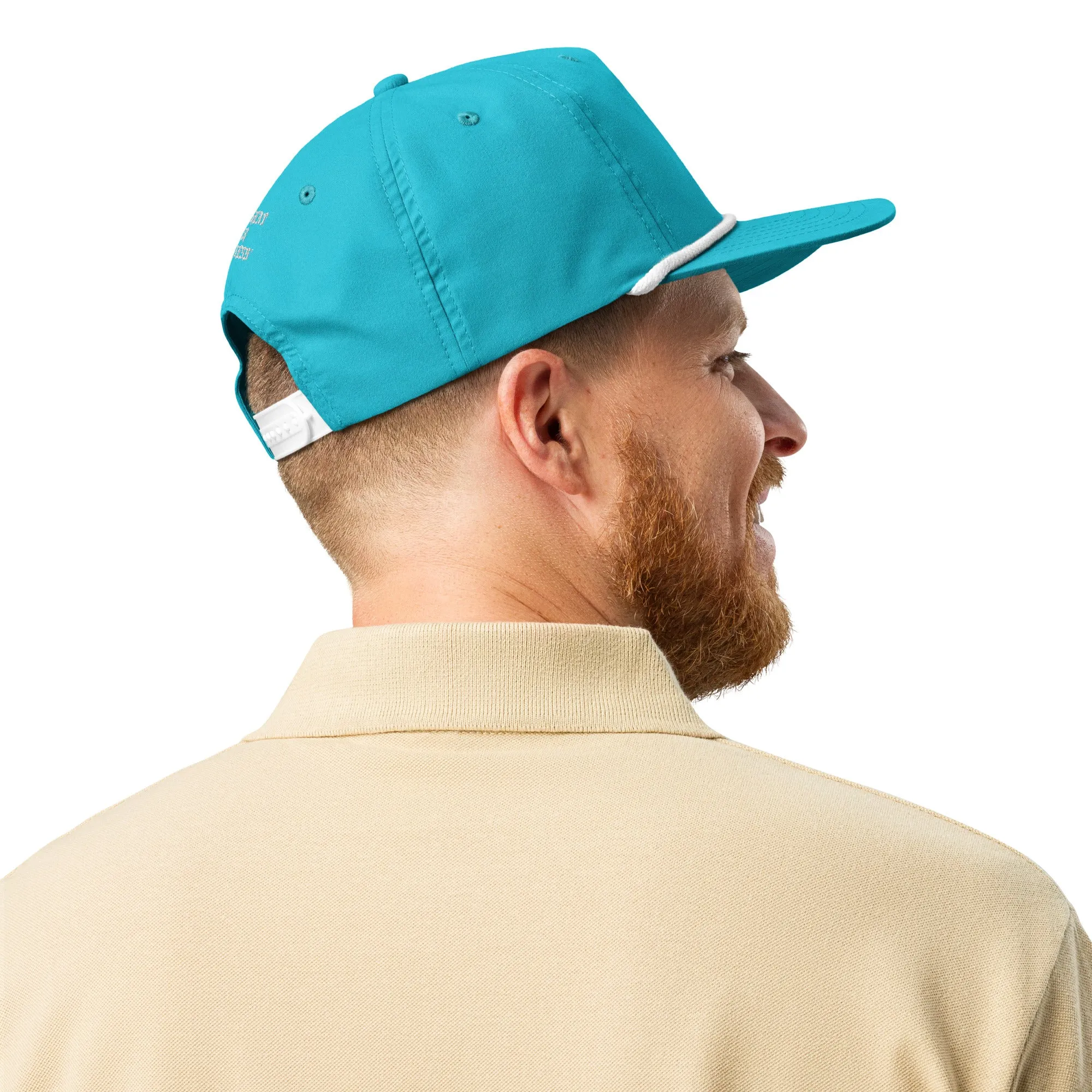 Cycle X White Logo  Golf rope cap