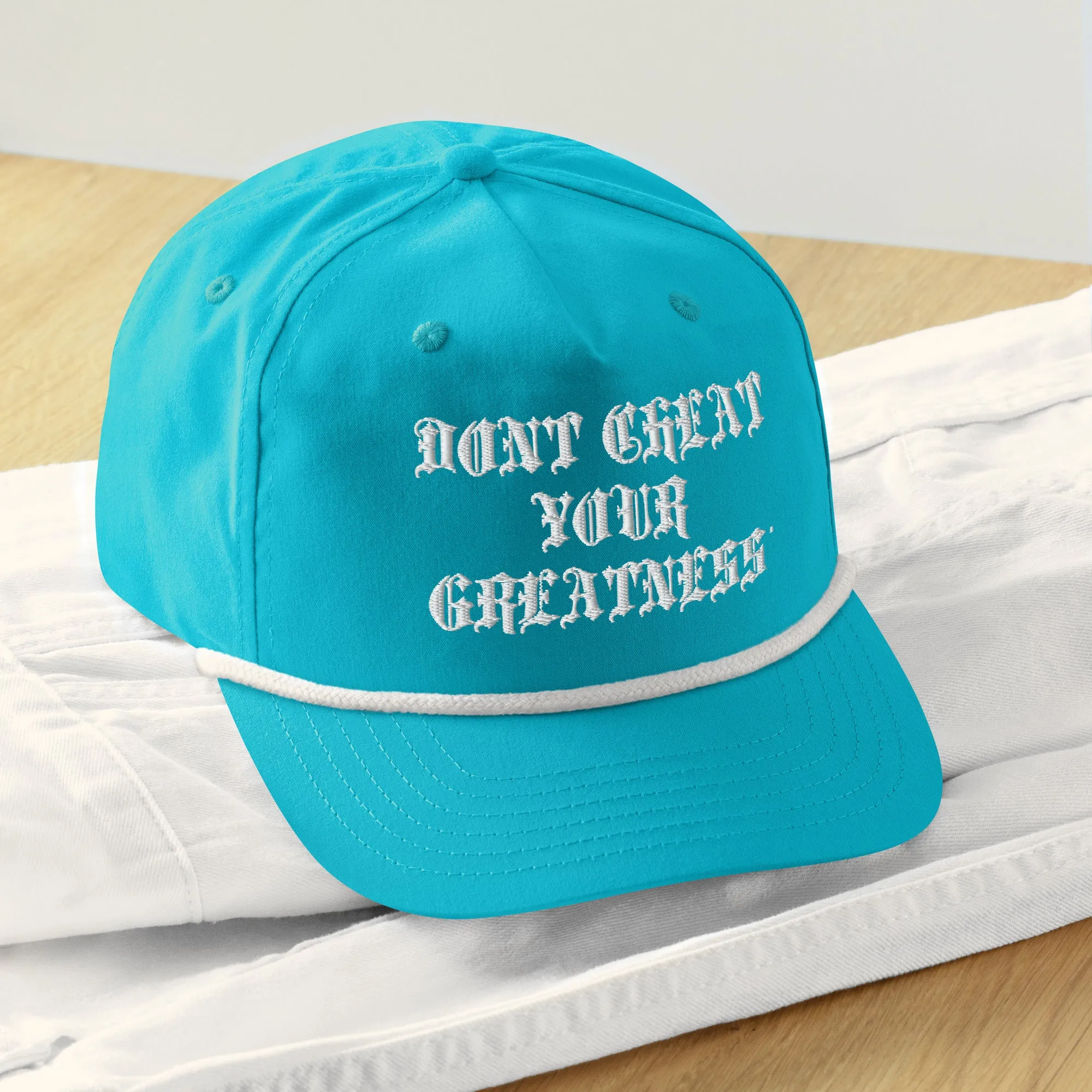 Cycle X White Logo  Golf rope cap