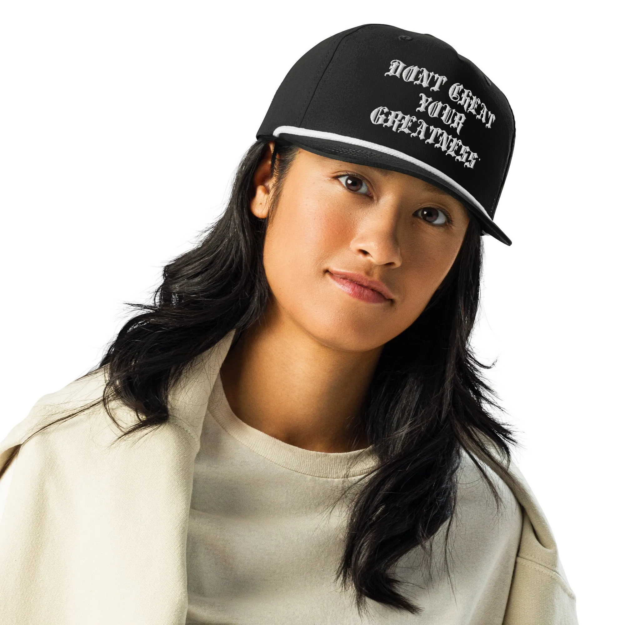 Cycle X White Logo  Golf rope cap