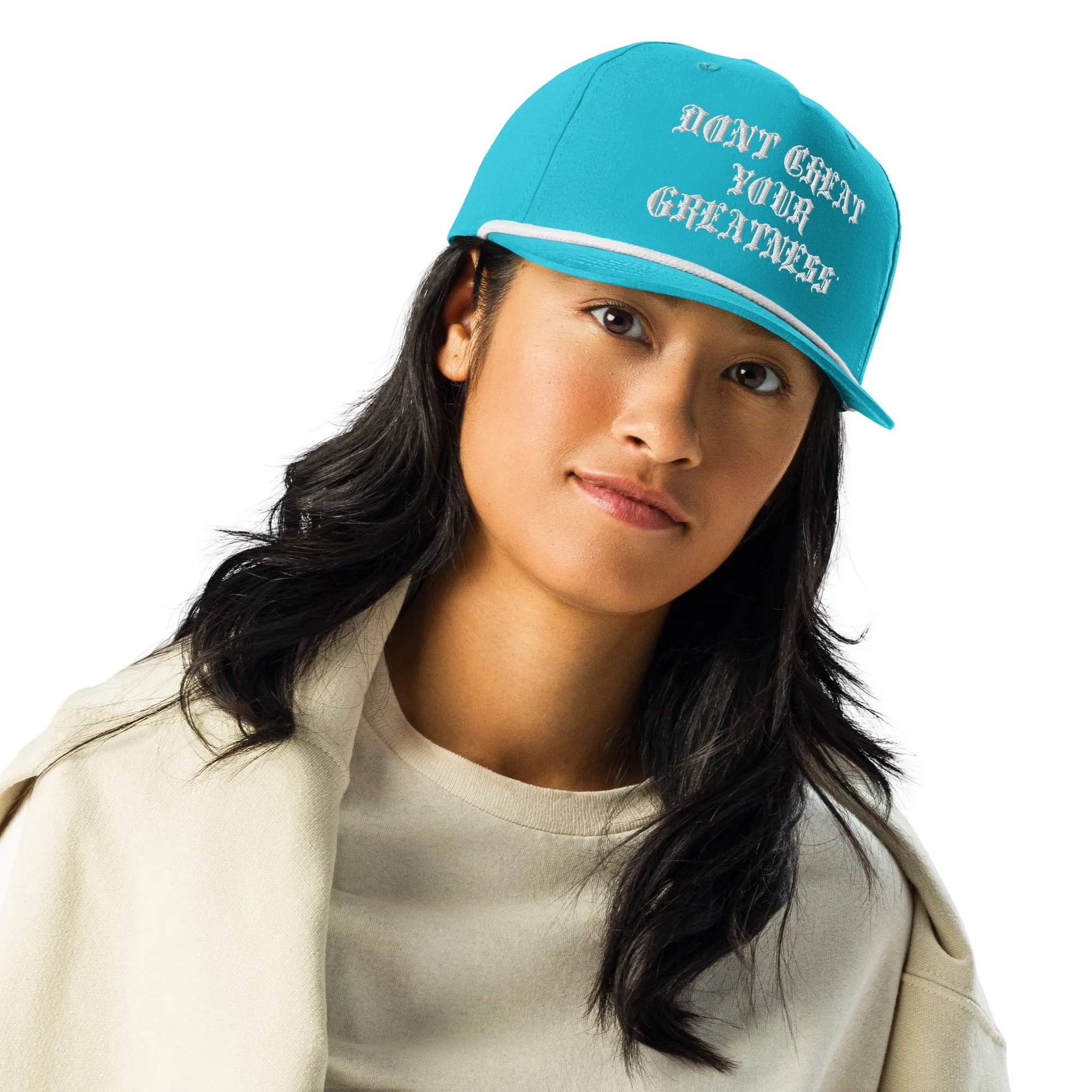 Cycle X White Logo  Golf rope cap