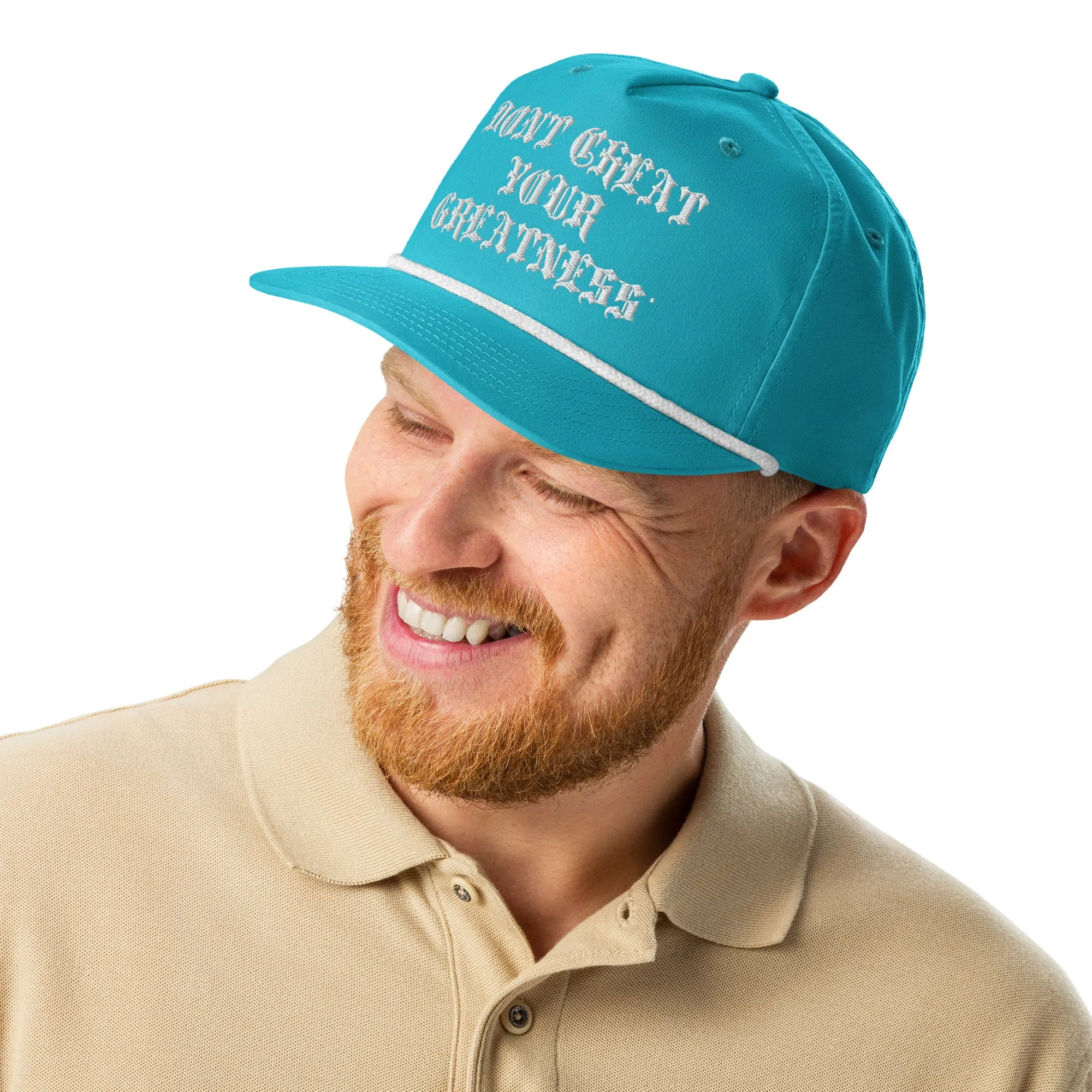 Cycle X White Logo  Golf rope cap