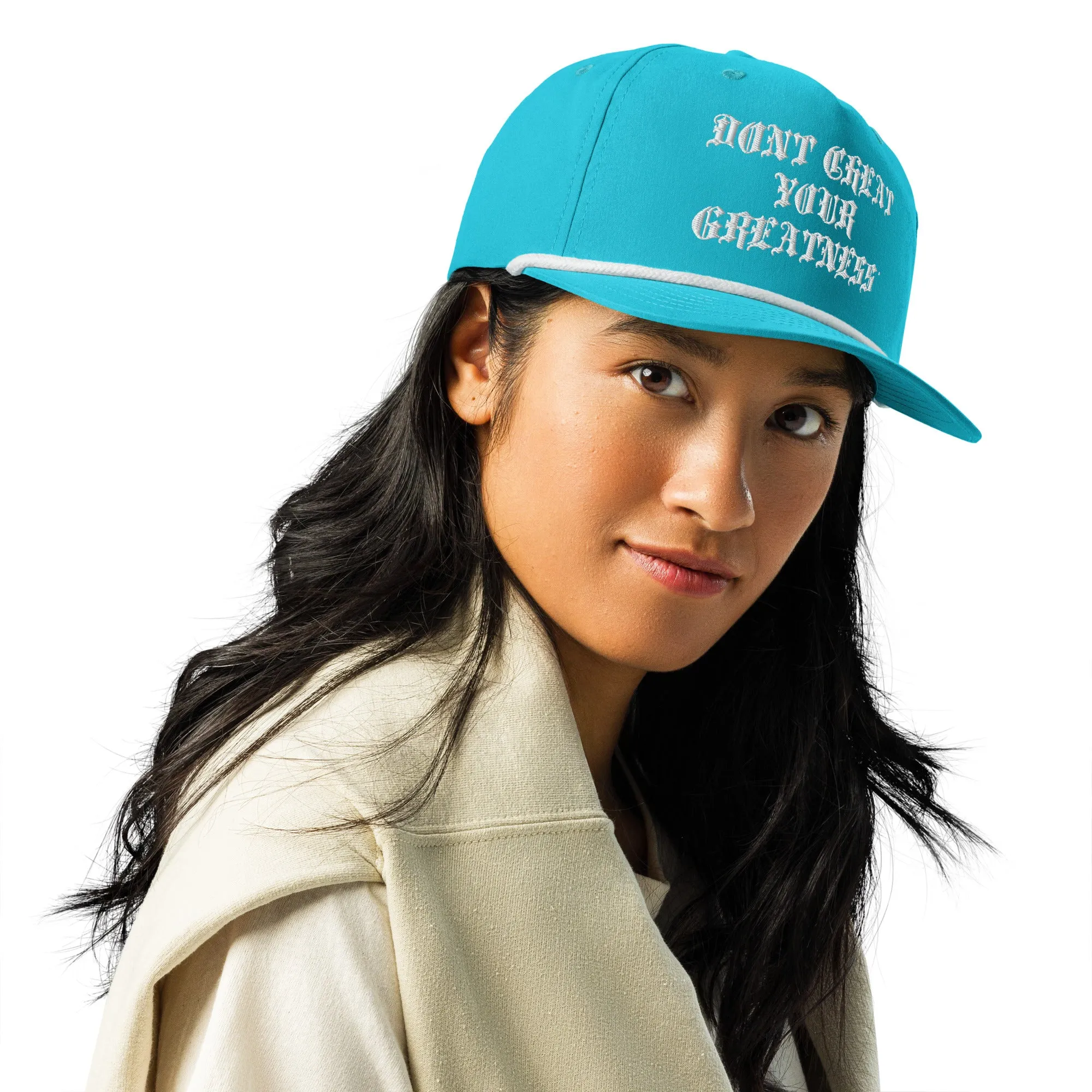 Cycle X White Logo  Golf rope cap