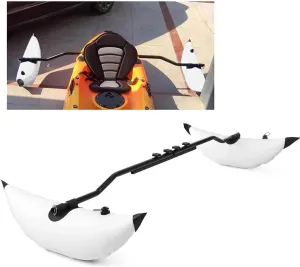 DAUERHAFT Inflatable Kayak Stabilizer, Kayak Outrigger Kit, PVC Canoe Accessories for Kayak Outrigger, Inflatable Boat for Kayak Outdoor