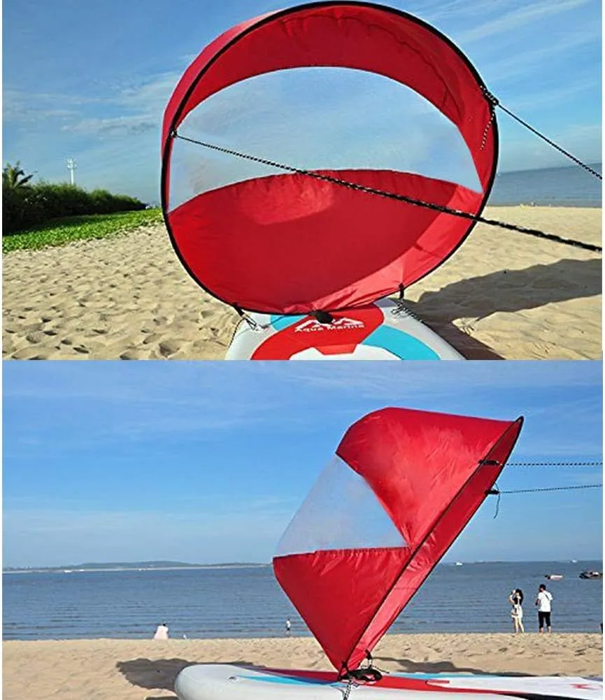 Daxin Foldable Kayak Sails Airkayaks Foldable Kayak Wind Sails for Surfing, Boating