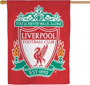 Desert Cactus Liverpool FC Football Soccer Banner Flag - 40 x 30 inch Double-Sided 3-Ply Banner for Indoor/Outdoor Use, Durable College Spirit Flag (House Flag A)
