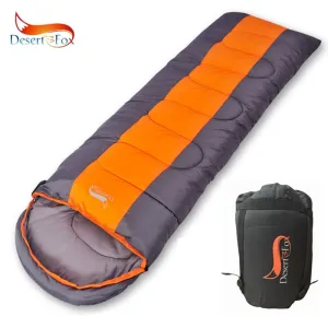 Desert&Fox Camping Sleeping Bag, 220x85cm Envelope Waterproof Shell Lightweight Sleeping Bag,Compression Sack