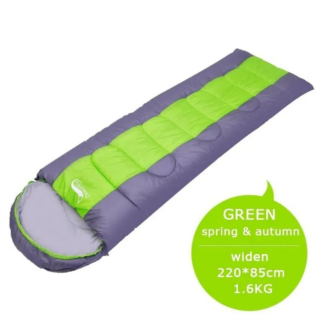 Desert&Fox Camping Sleeping Bag, 220x85cm Envelope Waterproof Shell Lightweight Sleeping Bag,Compression Sack
