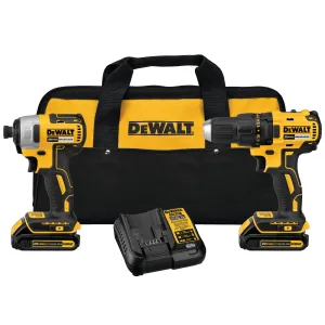 DeWalt DCK279C2 20V Max ATOMIC Compact Brushless Drill & Impact Kit