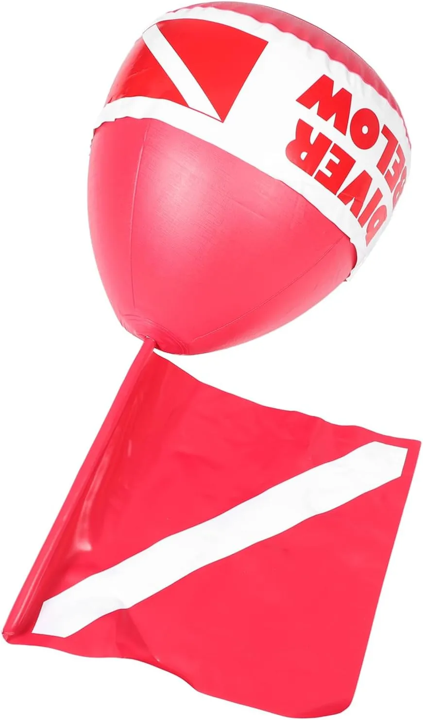 Diving Warning Buoy Dive Buoy Ball Inflatable Hot Air Balloon Scuba Surface Marker Buoy Diving Supplies Floating Diva Scuba Gear Dive Float Scuba Jet Flight Buoy