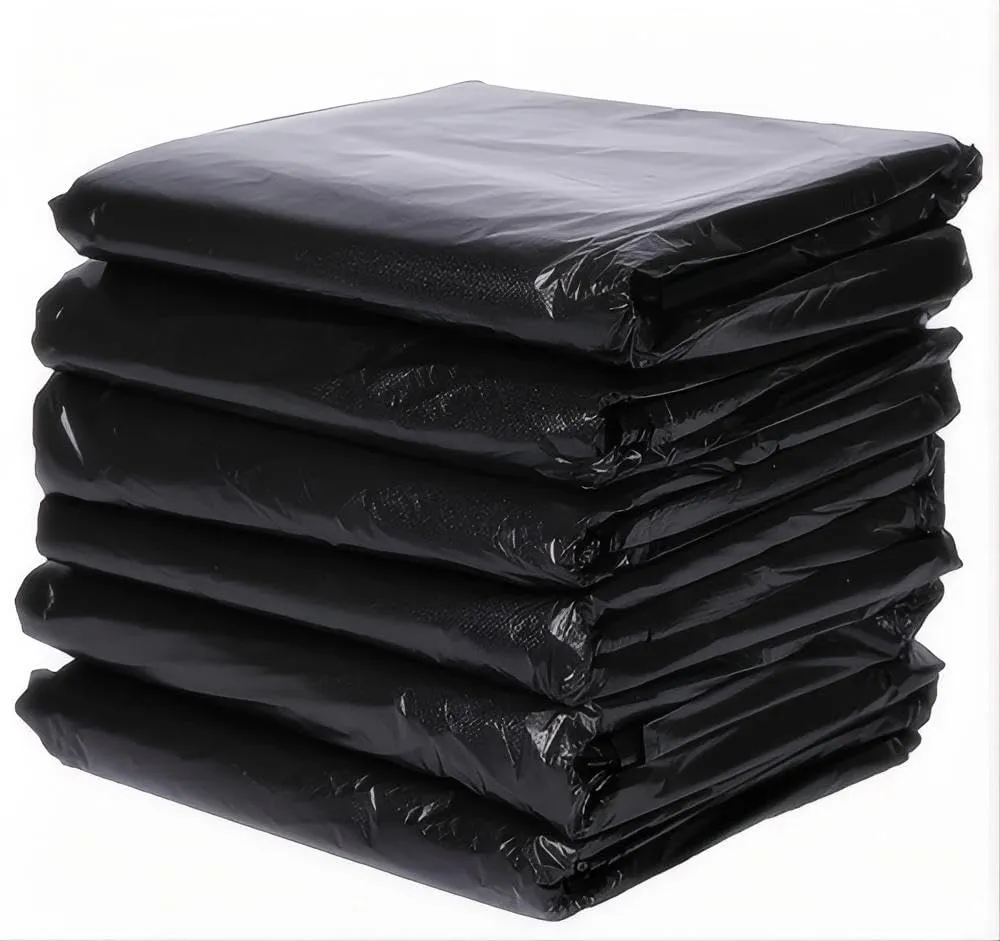 DJDBaihuo 26-32 gallon 31.5 inches wide x 35.4 inches high Large garbage bag, thick and oversized, hotel, oversized plastic bag, disposable commercial and household use (100 pieces).