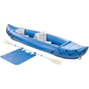 Double Inflatable Kayak with Non-Slip Paddle Set, 2-Person Capacity