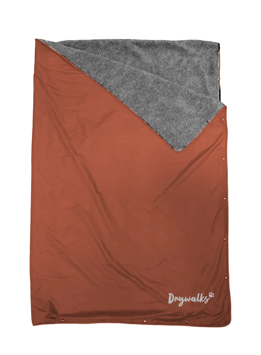 Drywalks Canine Cosy Waterproof Blanket | Chestnut