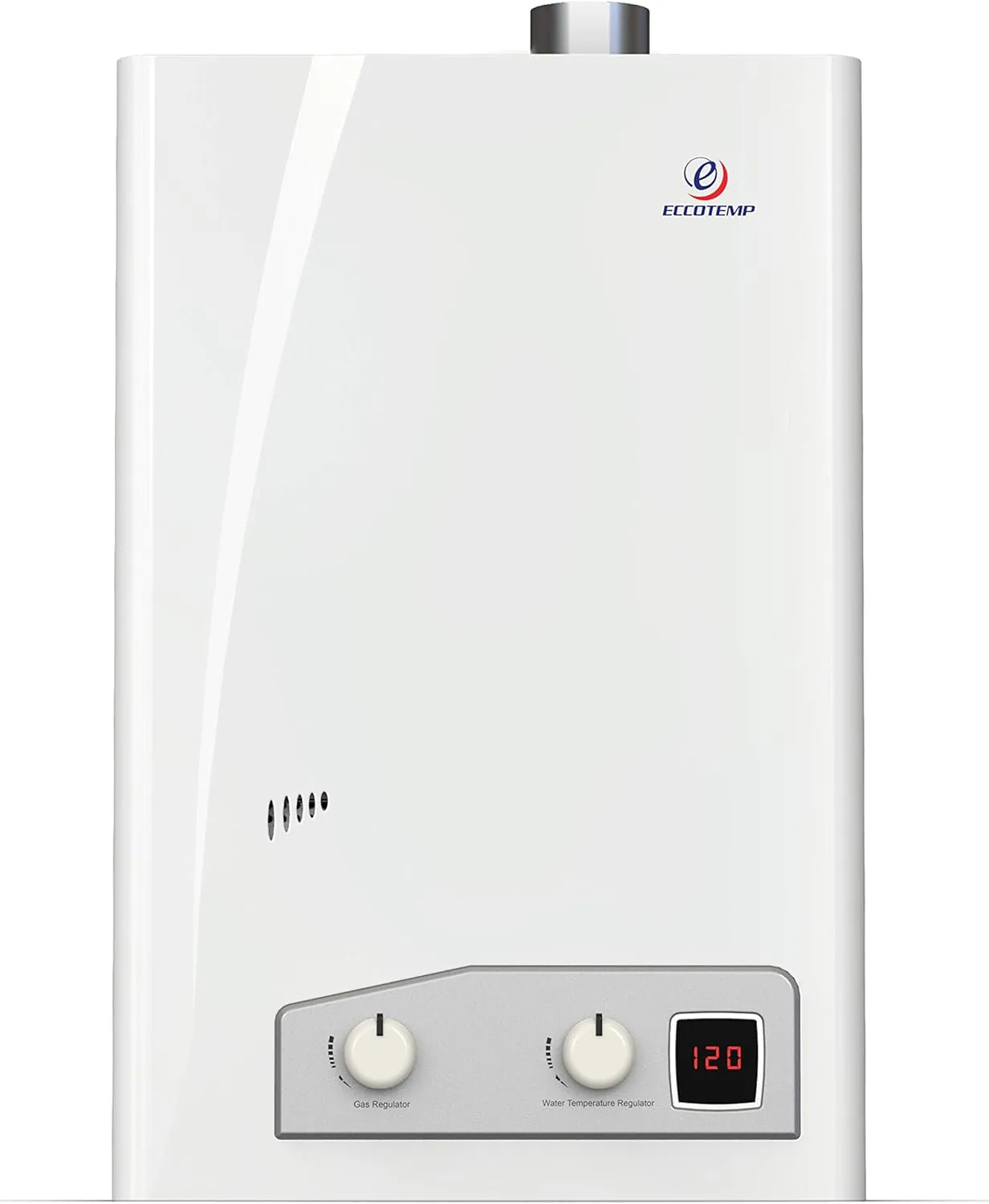 Eccotemp fvi12-NG FVI-12 Natural Gas, 3.5 GPM, High Capacity Tankless Water Heater, White