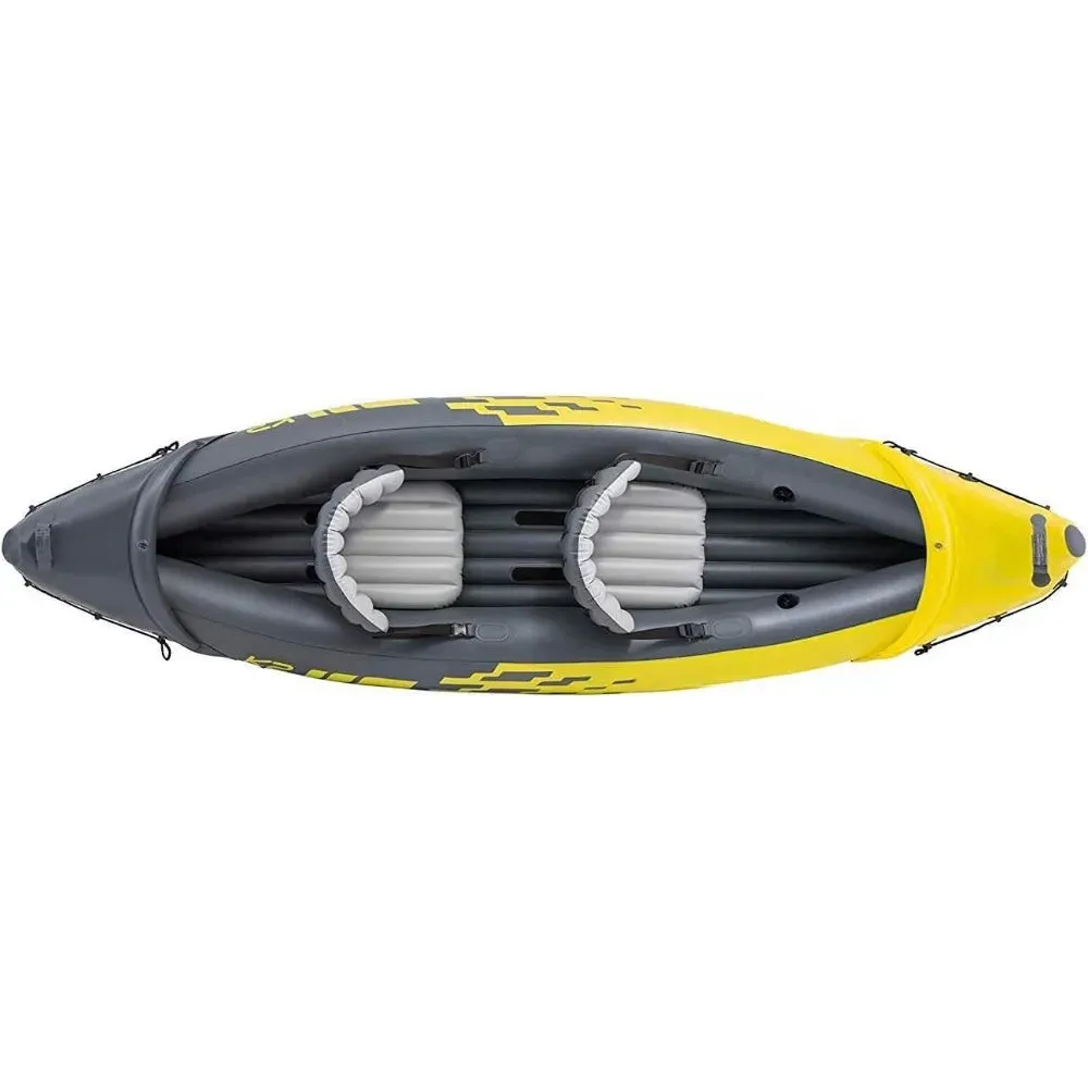 Explorer Inflatable 2 Person Kayak with Paddles & Pump